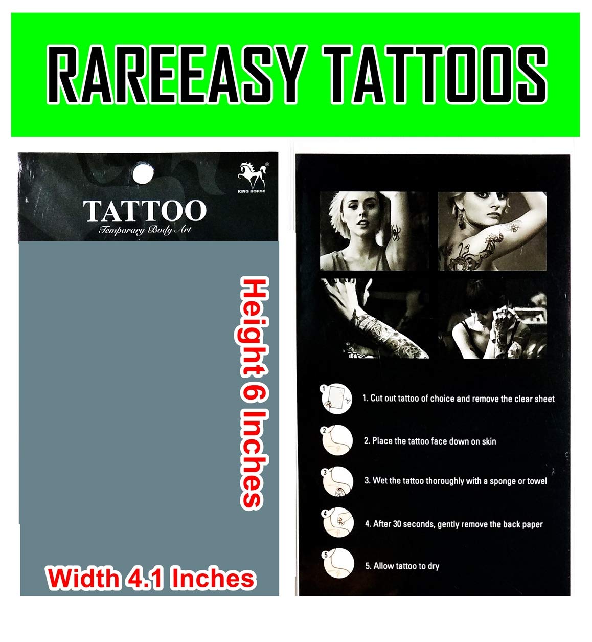 Tattoos 2 Sheets Rose flowers Infinity Cartoon Stickers Waterproof Temporary Tattoos Festival Flash Fake Tattoo Sexy Body Art Men Women for Arms Legs Shoulder or Back (02)