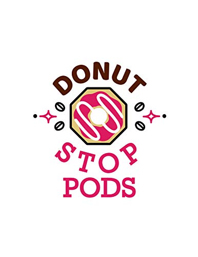 Donut Stop Flavored Coffee Pods, Compatible with 2.0 K-Cup Brewers, Donut Flavor Coffees, Assorted Variety Pack, 40 Count