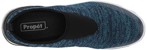 Propet Women's TravelActiv Slip-On Sneaker, Blue Heather, 8 Medium US