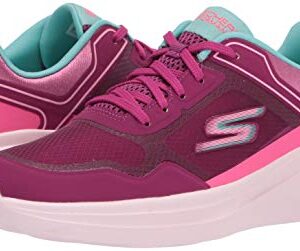 Skechers Women's Go Run Fast-Retro Insight Sneaker, Raspberry, 5.5