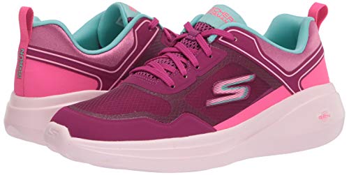 Skechers Women's Go Run Fast-Retro Insight Sneaker, Raspberry, 5.5