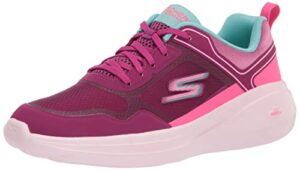 skechers women's go run fast-retro insight sneaker, raspberry, 5.5