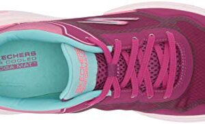 Skechers Women's Go Run Fast-Retro Insight Sneaker, Raspberry, 5.5