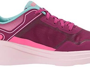 Skechers Women's Go Run Fast-Retro Insight Sneaker, Raspberry, 5.5