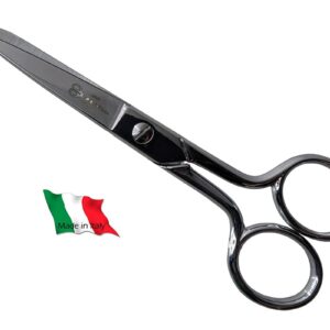 Ultima 5 Inch Dress Maker Scissors – Drop Forged Carbon Steel Dressmaker’s Sheers, Chrome Plated with Straight Handles, Made in Italy