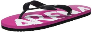 arena unisex flip flop thong sandals, pink flambe, 12 us women
