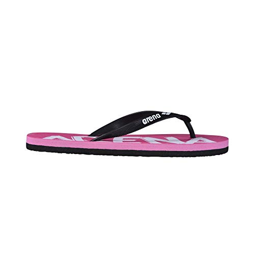 Arena Unisex Flip Flop Thong Sandals, Pink Flambe, 12 US Women