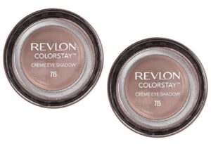 pack of 2 revlon colorstay creme eyeshadow, espresso (715)