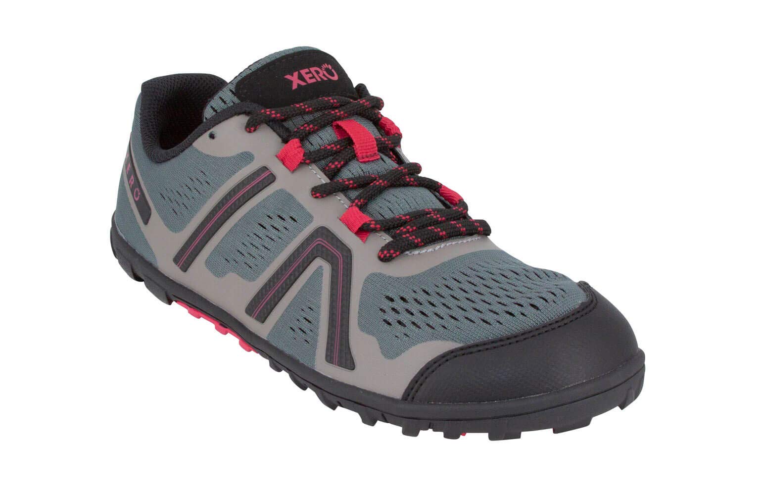 Xero Shoes Women's Mesa Trail Running Shoe - Lightweight Barefoot Trail Runner, Juniper Berry, 6