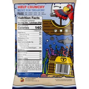 Pirate's Booty Aged White Cheddar Cheese Puffs, Gluten Free, Healthy Kids Snacks, 1oz Individual Size Snack Bags (30 Count)
