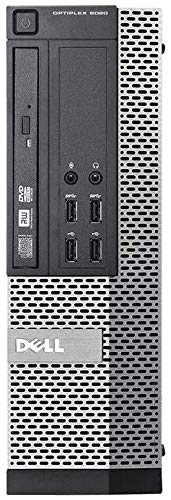 Dell Optiplex 9020 Desktop with Intel i7-4770, 16GB DDR3, 500GB SSD, Windows 10, 2 x 24 Inch Monitors, Monitor Stand, Keyboard and Mouse, WiFi, Mousepad (Renewed)