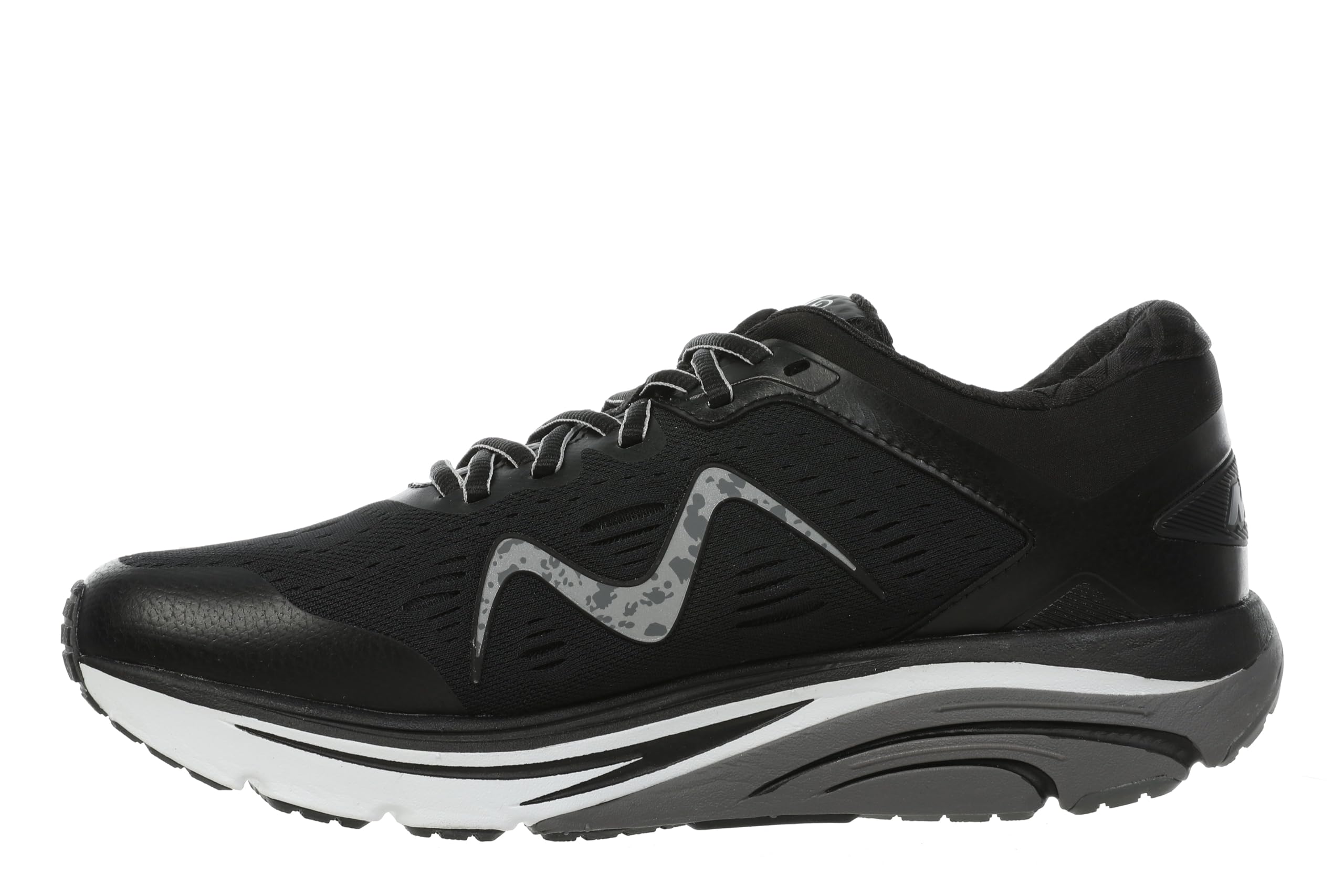 MBT Rocker Bottom Shoes Women’s – Athletic Running Walking Shoe MBT-2000, Black - 7 M US