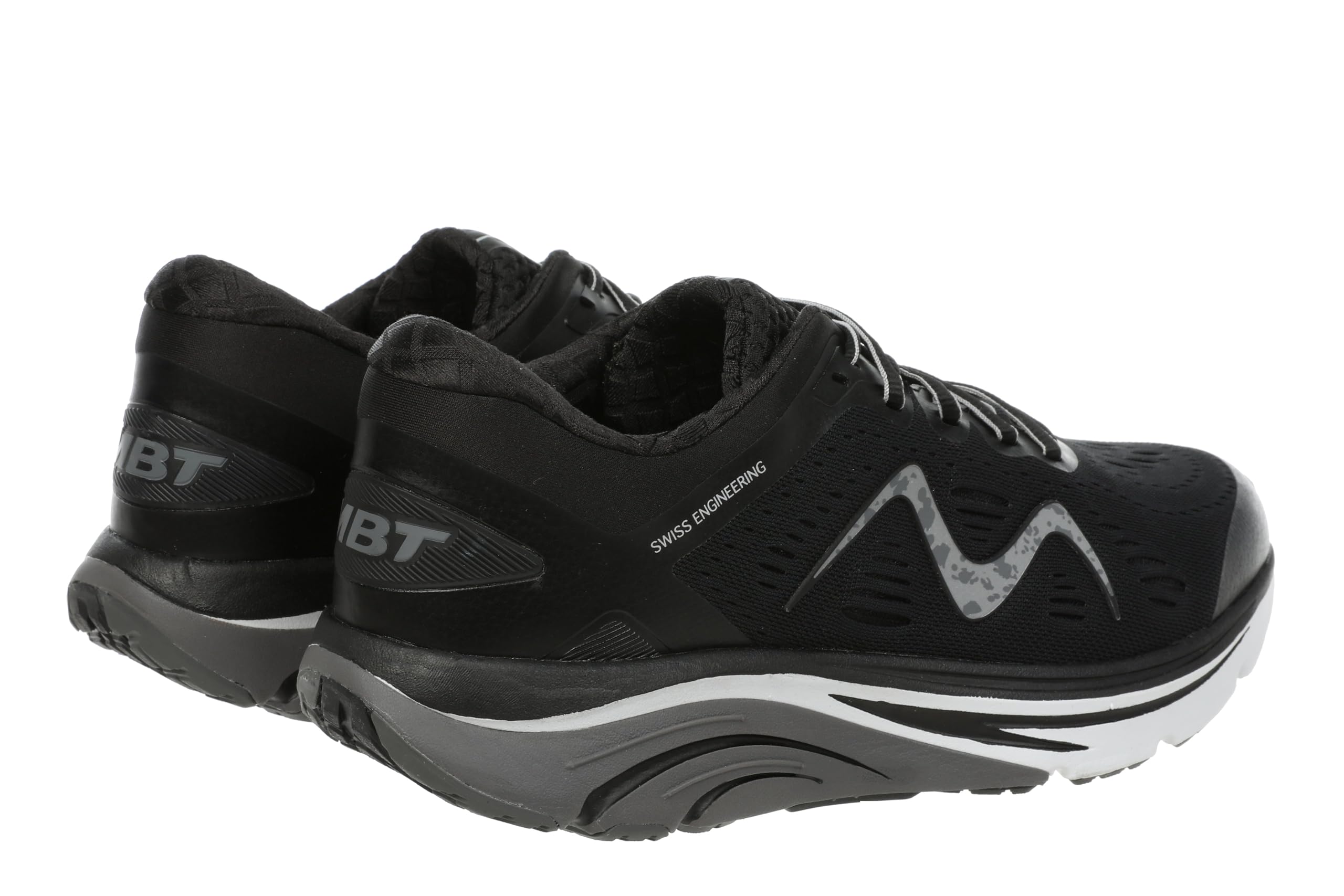 MBT Rocker Bottom Shoes Women’s – Athletic Running Walking Shoe MBT-2000, Black - 7 M US