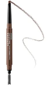 sephora collection brow shaper pencil - waterproof 04 midnight brown
