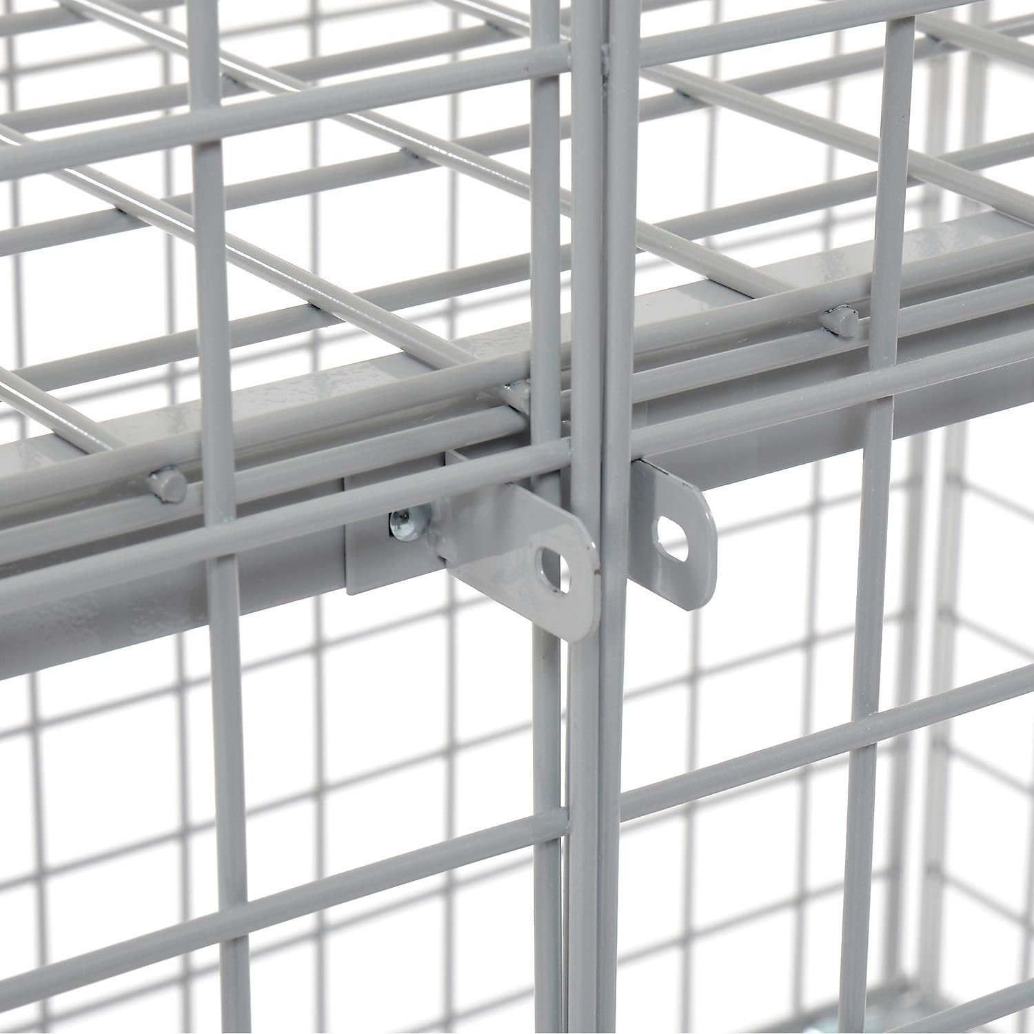 Global Industrial Wire Mesh Security Cage, 72 x 24 x 72