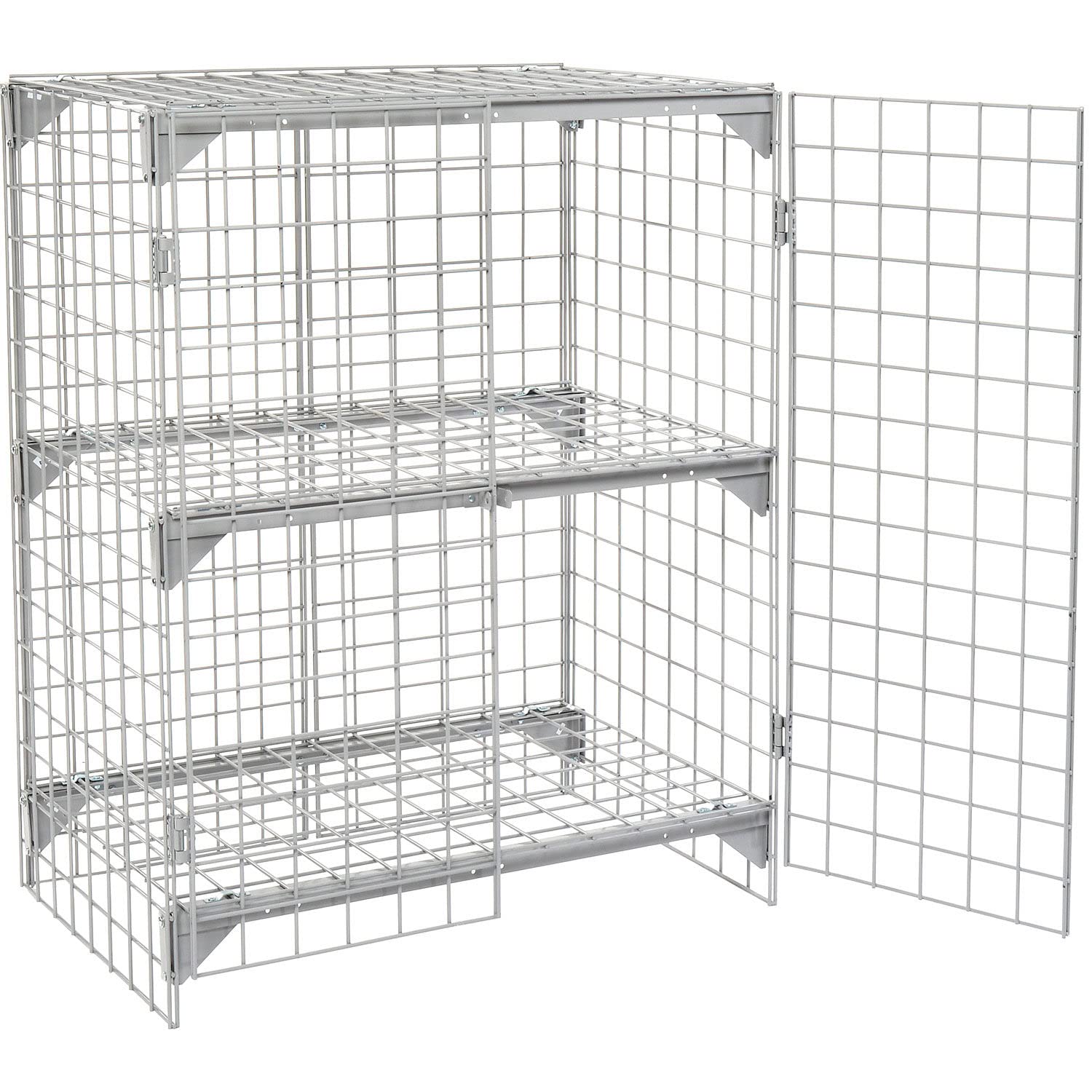 Global Industrial Wire Mesh Security Cage, 36 x 24 x 36