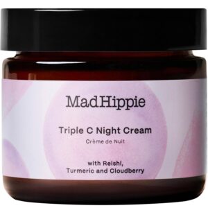 mad hippie triple c night cream - hydrating face moisturizer and skin brightening face cream for women/men, 3 forms of vitamin c, anti-aging cream, 2.1 oz