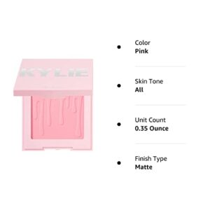 Kylie Cosmetics Pressed Blush Powder, Pink Power, 0.35 Ounce / 10 g