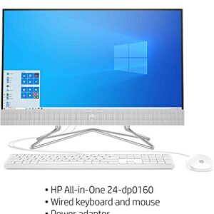 HP 24-inch All-in-One Touchscreen Desktop Computer, AMD Ryzen 5 4500U Processor, 12 GB RAM, 512 GB SSD, Windows 10 Home (24-dp0160, Silver)