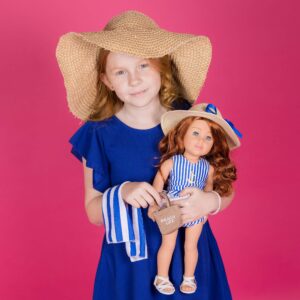 ADORA Amazon Exclusive Amazing Girls Collection, 18” Realistic Doll with Changeable Outfit and Movable Soft Body, Birthday Gift for Kids and Toddlers Ages 6+ - Sasha