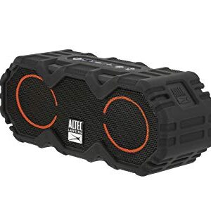 Altec Lansing LifeJacket Mini - Waterproof Bluetooth Speaker with Lights, Portable Wireless Speaker for Pool, Beach, Hiking, Sports, Camping, 16 Hour Playtime, Floats in Water