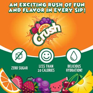 Crush- Powder Drink Mix - Sugar Free & Delicious (Summer Variety, 30 Sticks)