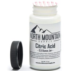 North Mountain Supply - CA-3.5oz Pure Food Grade Citric Acid - 3.5 Ounce Jar