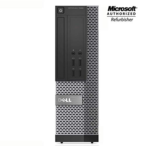 Dell Optiplex 7020 Business Desktop Small Form Factor PC - Quad Core Intel i5 4570 3.2 GHz, 16GB RAM, 1TB SSD, DVD-ROM Drive, Keyboard, Mouse, WiFi, Windows 10 Professional(Renewed)