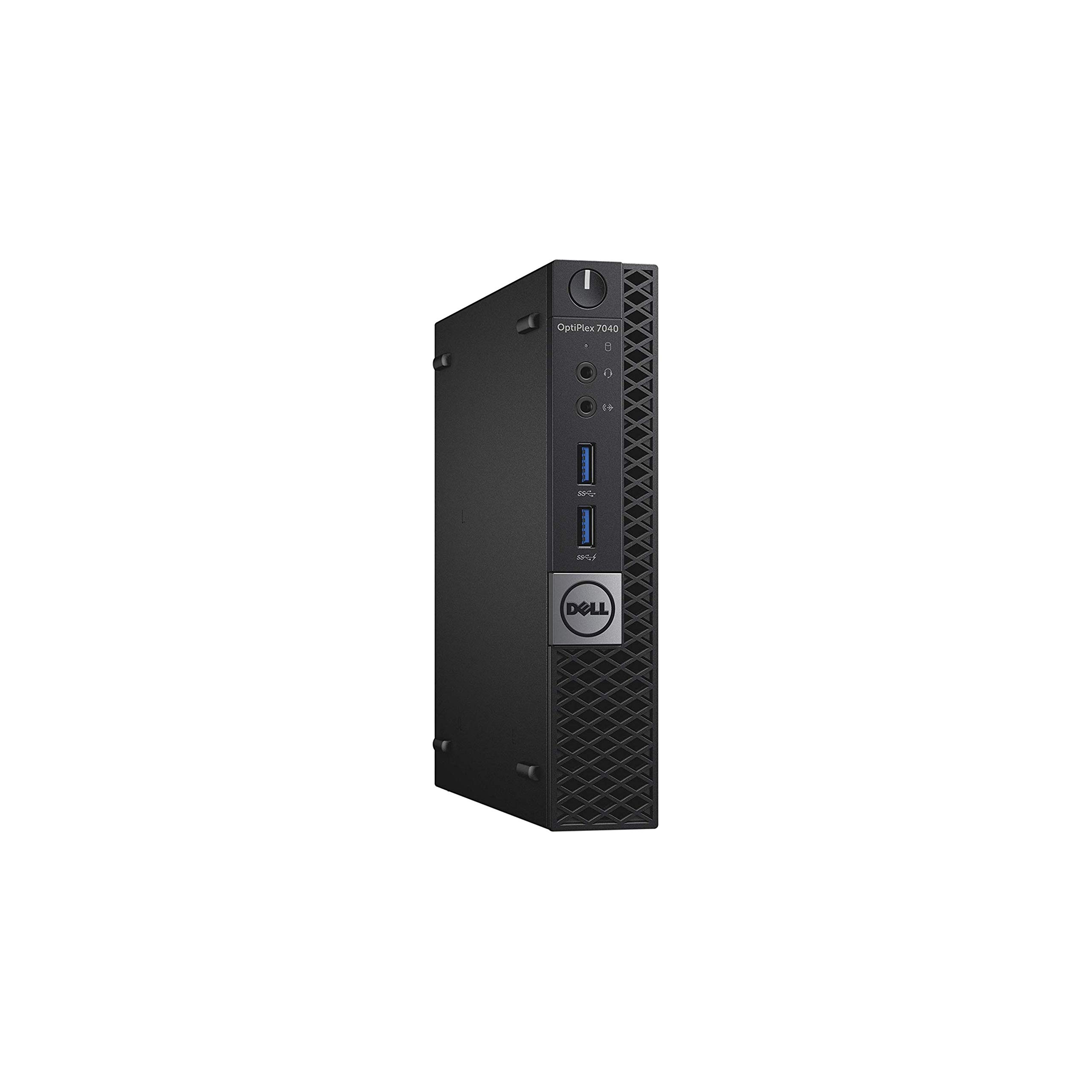 DELL OPTIPLEX 7040 6th Gen Micro Business Desktop Computer, Intel Quad Core i7 6700T up to 3.6GHz, 16G DDR4, 256GB SSD, WiFi,HDMI, DP, Win 10 64-Bit Supports EN/ES/FR(CI5)(Renewed)