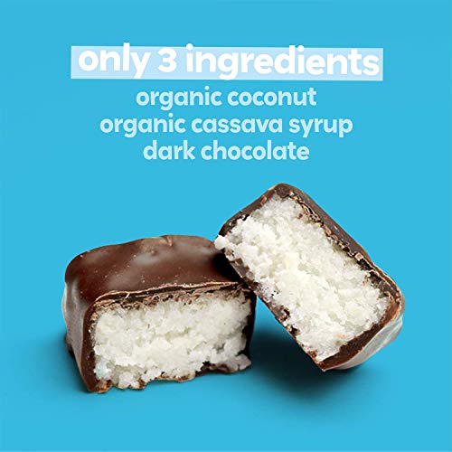 UNREAL Dark Chocolate Coconut Bars (40 Mini Bars) | Vegan, 3g Sugar, & 3 Simple Ingredients | Non-GMO, Gluten Free, & Fair Trade | .53oz each