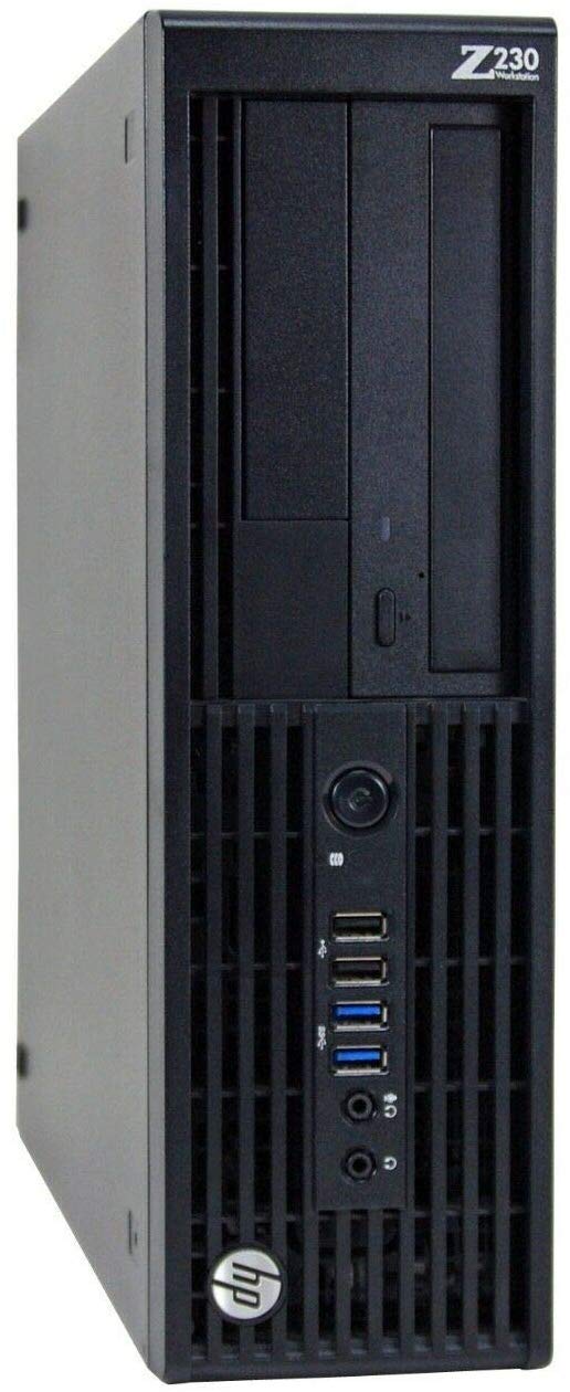 HP Z230 Workstation Gaming Computer Desktop, Intel Core i5-4590, 8GB DDR3 RAM, 120GB SSD & 2TB HDD, USB 3.0, 4K Nvidia Geforce GT 730 4GB Video Card, HDMI, DVI, VGA, WiFi - Windows 10 Pro (Renewed)