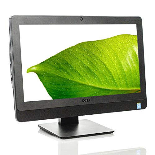 Dell Optiplex 3030 All-in-One PC 19 Inch 1600x900 WLED HD Resolution Slim Desktop AIO Computer Intel Quad Core i5-4590s, 8GB RAM, 500GB HDD, Camera, WiFi, Windows 10 Home 64Bit (Renewed)