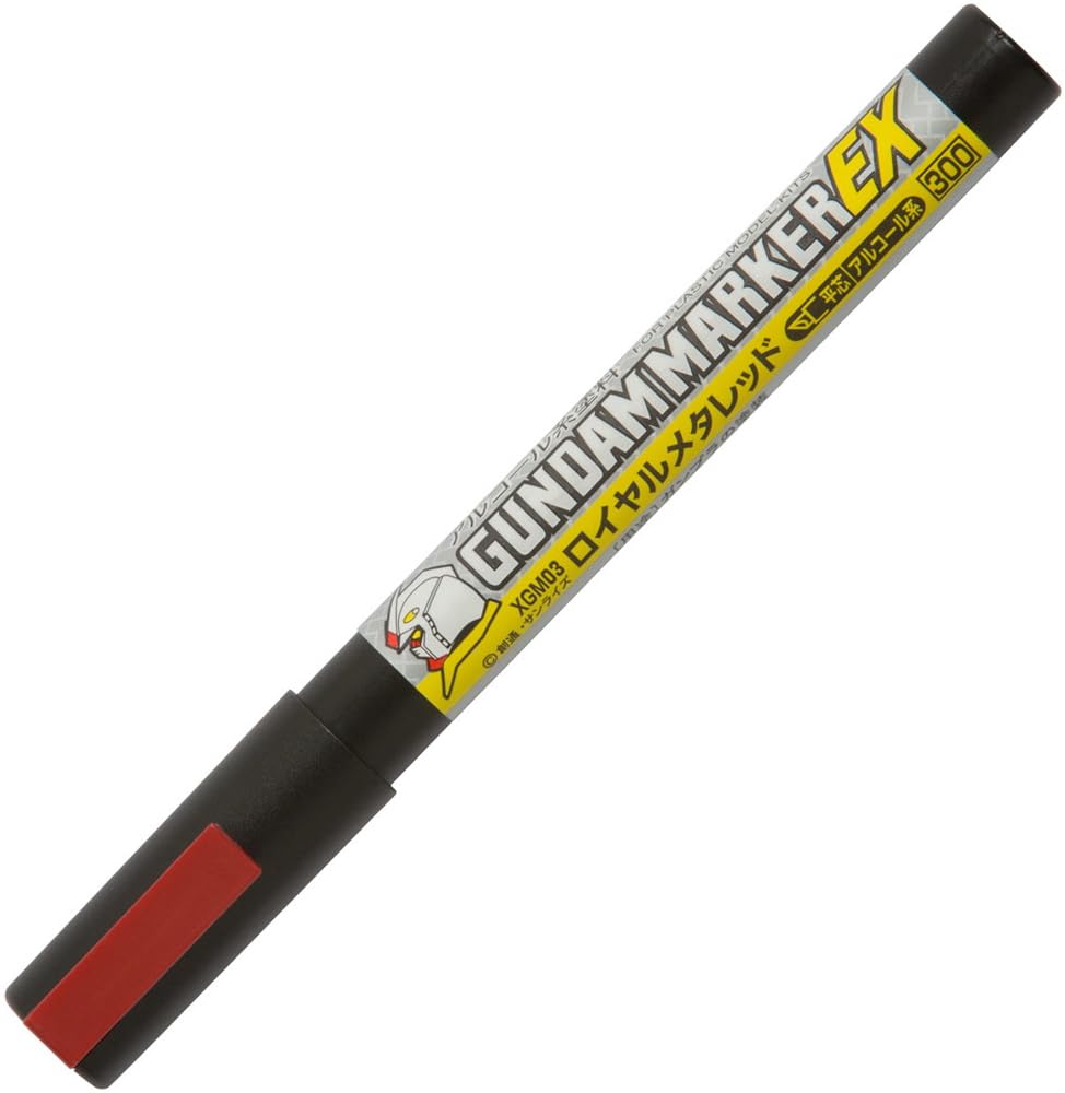 GSI Creos Gundam Marker EX Royal Meta Red Model Paint Marker XGM-03P