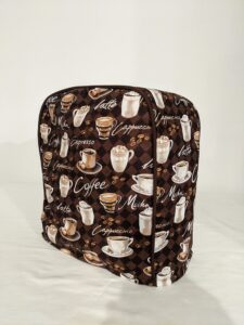 simple home inspirations cotton cover compatible with keurig coffee brewing system (k-mini, cafe)