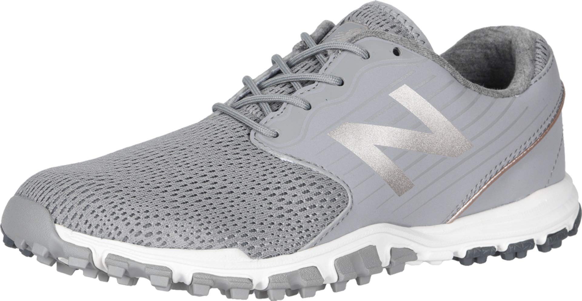 New Balance Women's Minimus SL Golf Shoe, Grey, 6.5 Wide