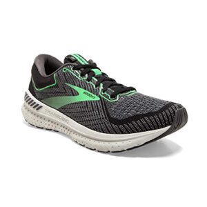 Brooks Womens Transcend 7 Running Shoe - Black/Ebony/Green - B - 6