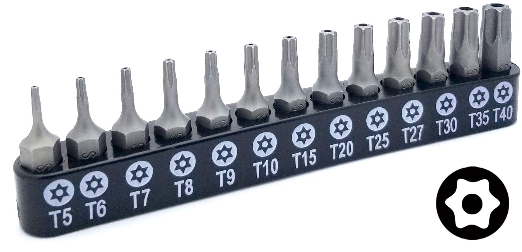 VETCO Security Torx Bit Sets T-5 - T40 (13-Piece)