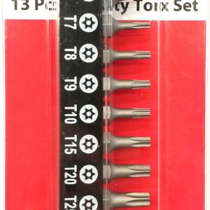 VETCO Security Torx Bit Sets T-5 - T40 (13-Piece)