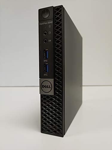 Dell OptiPlex 3040 Micro Business Desktop PC, Intel Quad Core i5-6500T up to 3.1GHz, 8G DDR3L, 512G SSD, WiFi, BT 4.0, Windows 10 Pro 64 Bit-Multi-Language Supports English/Spanish/French(Renewed)