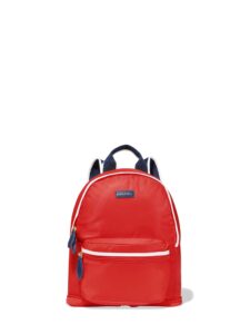paravel fold-up mini travel backpack | everyday lightweight & packable nylon daypack | bebop red