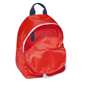 Paravel Fold-Up Mini Travel Backpack | Everyday Lightweight & Packable Nylon Daypack | Bebop Red