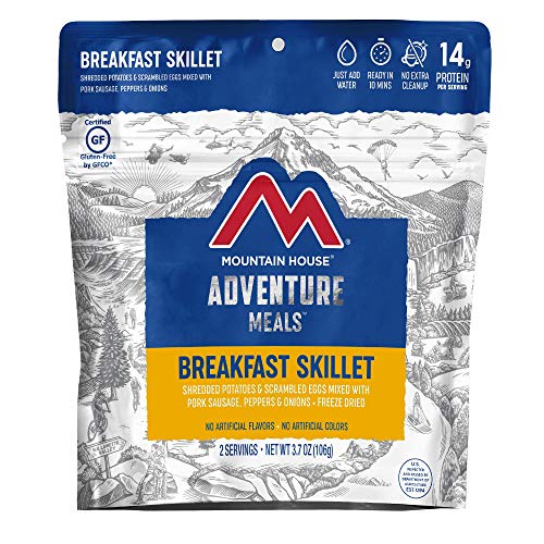 Mountain House Breakfast Skillet | Freeze Dried Backpacking & Camping Food | 2 Servings | Gluten-Free