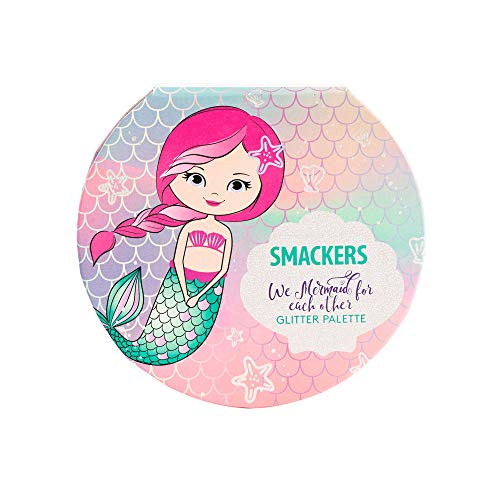 Lip Smacker Sparkle & Shine Eyeshadow Makeup Palette, Mermaid Palette Shimmer | Christmas Make Up Collection | Holiday Present | Gift for Girls