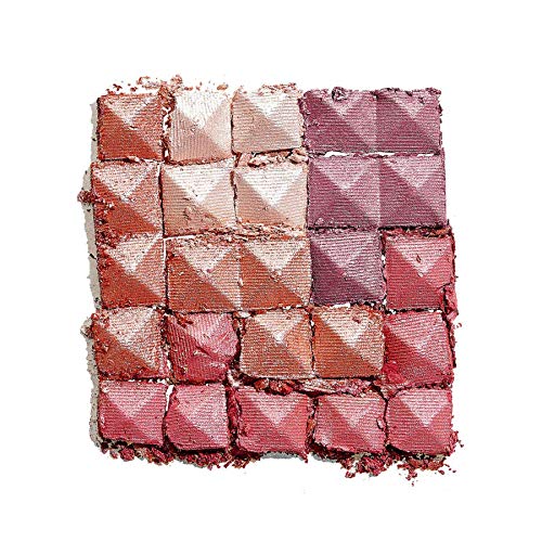 FLOWER Beauty Pyramids Highlighter + Blush Cheek Color - All-In-One Blush + Highlighter Makeup - Radiant Glow + Pigmented Blush - Cruelty-Free + Vegan (Rose Glow)