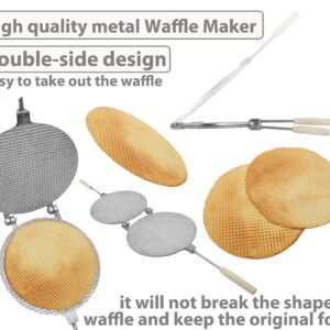 Waffle Maker - Waffle Cone Maker - Krumkake Iron - Wafer Maker - Waffle Makers - Waffle Cone Maker Machine - Stroopwafel Maker - Ice Cream Cone Maker - Wafer Iron - Stroopwafel Iron - Вафельница