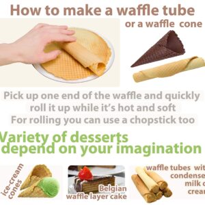 Waffle Maker - Waffle Cone Maker - Krumkake Iron - Wafer Maker - Waffle Makers - Waffle Cone Maker Machine - Stroopwafel Maker - Ice Cream Cone Maker - Wafer Iron - Stroopwafel Iron - Вафельница