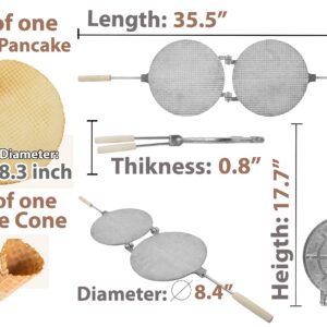 Waffle Maker - Waffle Cone Maker - Krumkake Iron - Wafer Maker - Waffle Makers - Waffle Cone Maker Machine - Stroopwafel Maker - Ice Cream Cone Maker - Wafer Iron - Stroopwafel Iron - Вафельница