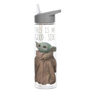 good side baby yoda mandalorian tritan water bottle