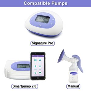 Nenesupply 4 pc Duckbill Valves Compatible with Lansinoh Pumps Parts and Breast Pumps Replacement to Lansinoh Valves. Use with Signature Pro Smartpump Manual Pump