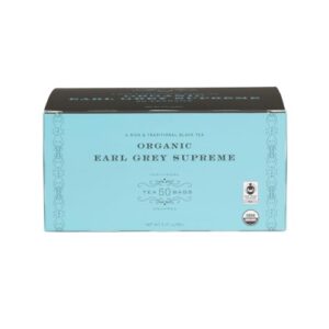 Harney & Sons Organic Earl Grey Supreme Teabags, 50 Count